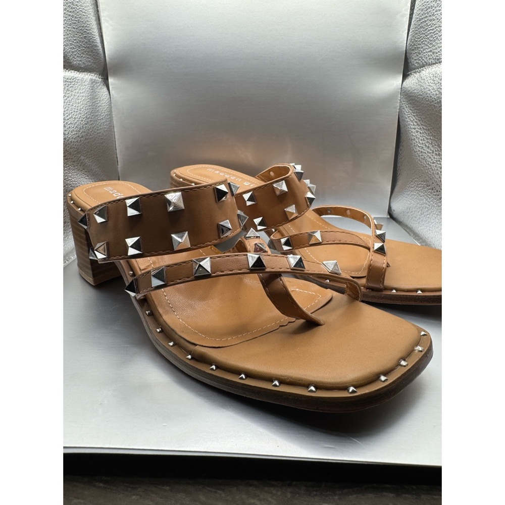 Studded Madden Girl Tan Sandals Size 8